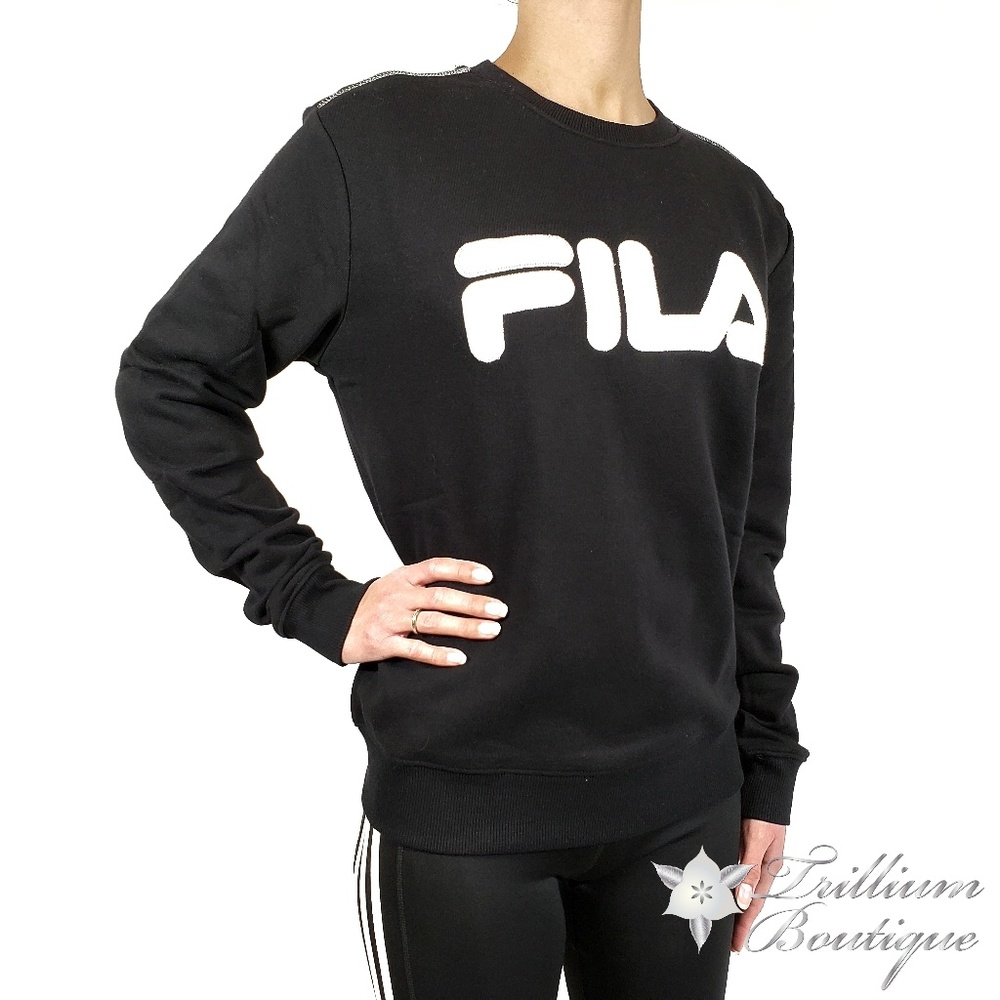 Fila French Terry Crewneck Sweatshirt XS-XXL NWT! - Picture 2 of 5